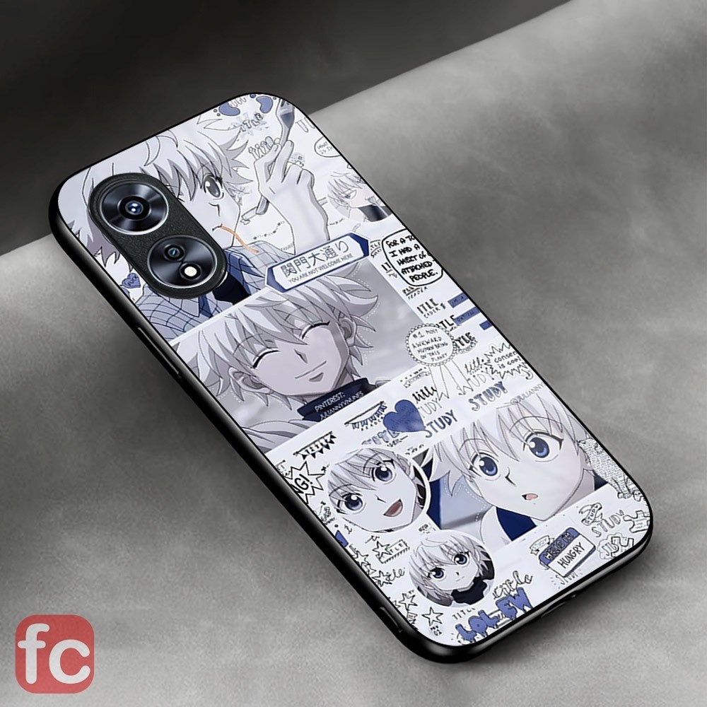 CUSTOM CASE GLOSSY Oppo A58 4G | A78 5G | A16E - A16K | A18 A38 MOTIF |FR21| Anime Killua  Hunter x 