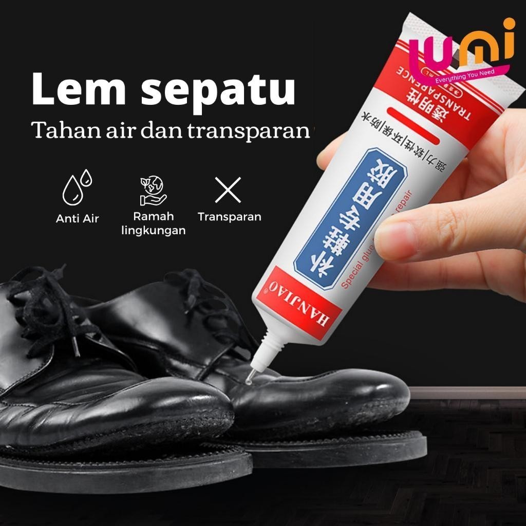 

Lem sepatu super kuat tahan air cepat kering waterproof perekat kerajinan kulit Adhesive Penambal Sol Sendal Sandal Sepatu Sport Olahraga Hanjiao Termurah