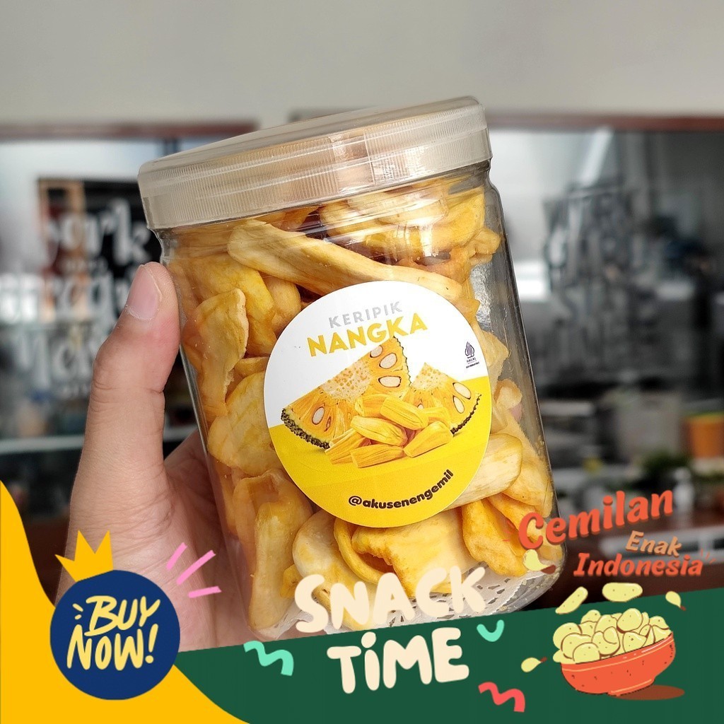 

Special Diskon KERIPIK NANGKA MANIS CRISPY PREMIUM 750ml | MAKANAN DIET SEHAT | VEGETARIAN | VEGAN | HALAL