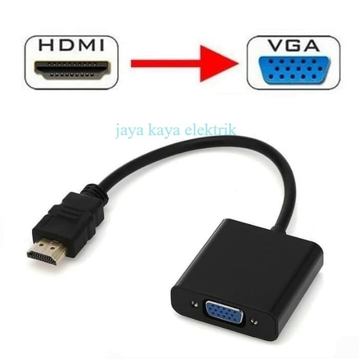 Converter HDMI TO VGA Kabel HDMI TO VGA Konektor Hdmi to Vga