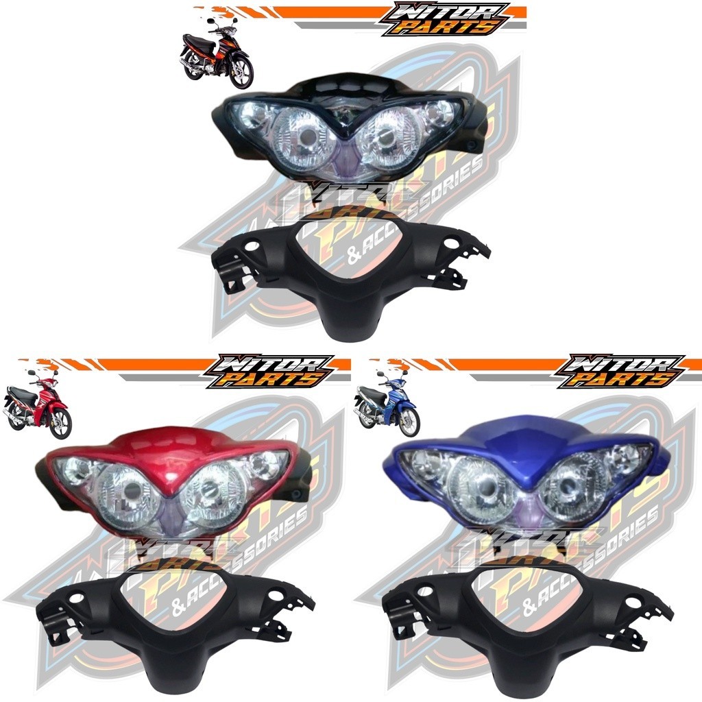 Batok Kepala Depan Belakang Yamaha Jupiter Z New Burhan Set Replektor Lampu / Batok Depan Belakang S