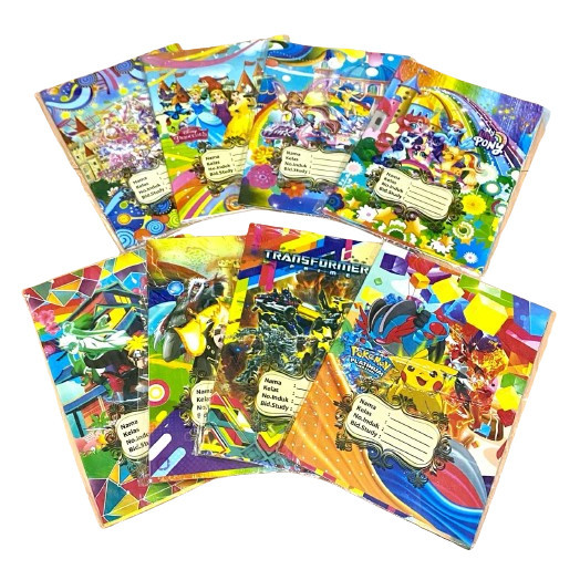 

[1 Pack / 20 Lembar] Sampul Buku Kertas FANCY - KWARTO