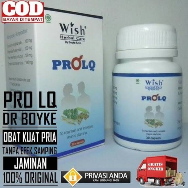PROLQ - Suplemen Herbal Stamina Pria dr.Boyke - Original RESMI dr. Boyke, BPOM &..