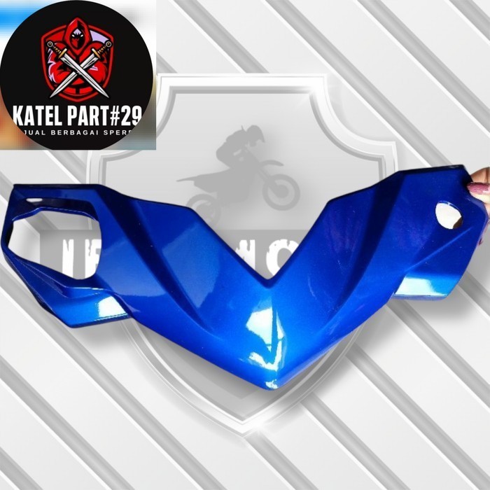 Batok Depan Beat Karbu Warna biru - Batok Beat Karbu