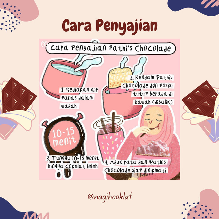 

Pathis chocolade cemilan cokelat Choco crunchy in jar - @nagihcoklat - Banana