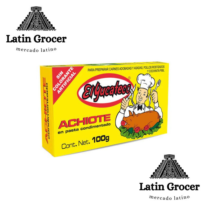 

El Yucateco Achiote/Annatto Paste 100g Al Pastor Adobo Marinade