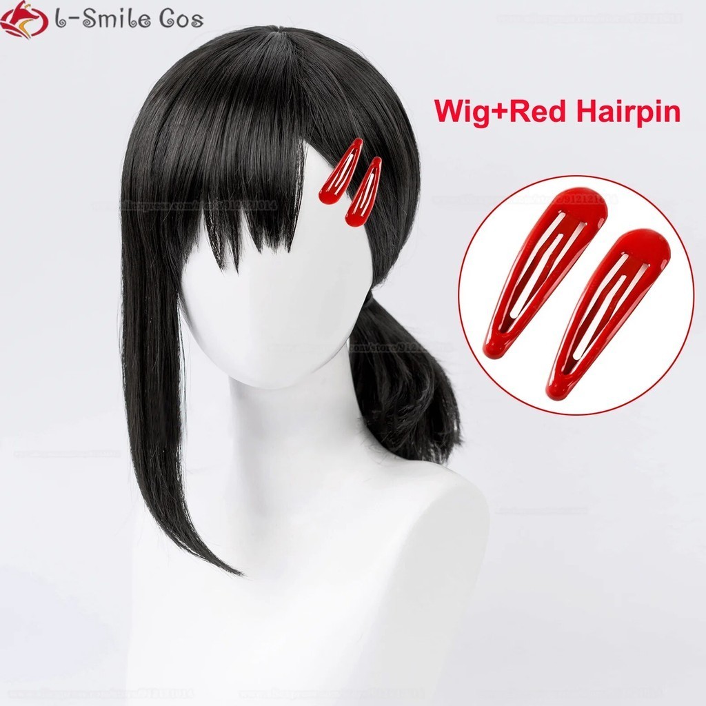 Wig Cosplay Higashiyama Kobeni 38cm Cosplay COS Wig Cosplay hitam Higashiyama Kobeni Wig rambut taha