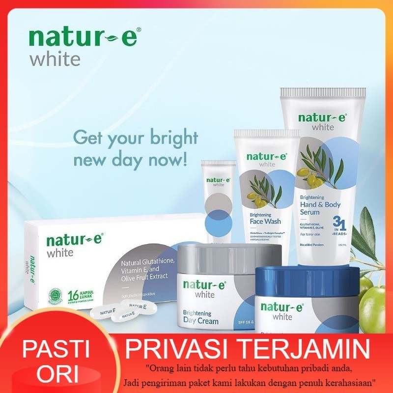 Natur-e White Series, Face Wash/Hand and Body Serum/Serum/Day Cream/Night Cream/ Vitamin