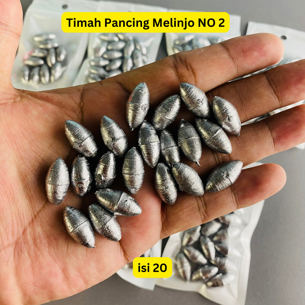 Timah Melinjo | Timah pancing type Melinjo NO 2
