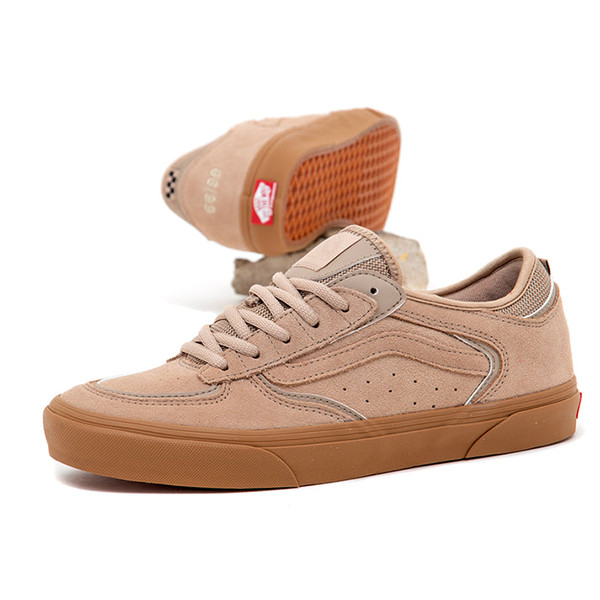 Sepatu Vans Skate Rowley Suede Tan Gum
