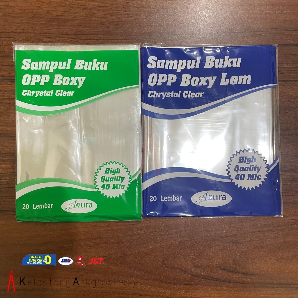 

Sampul Buku OPP Boxi (20 lembar) 40 micron