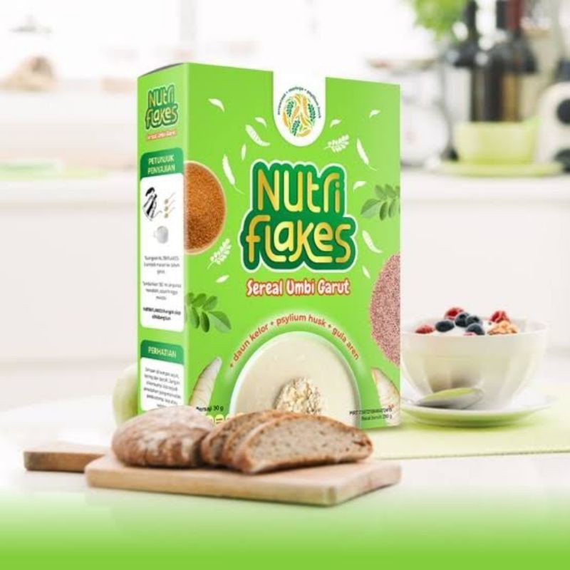 

Nutriflakes Sereal Umbi Garut Asam Lambung-AmpuhMengatasi Asam Lambung Gerd, Maag 1 Box original