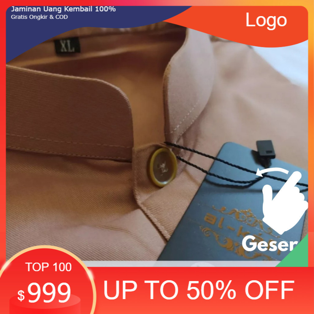 [LAUNCHING RAMADHAN][KOKO TEROMPAH PREMIUM] Polos Al Kahfi Alkahfi Koko Haibah Semi Jaz Warna Putih 