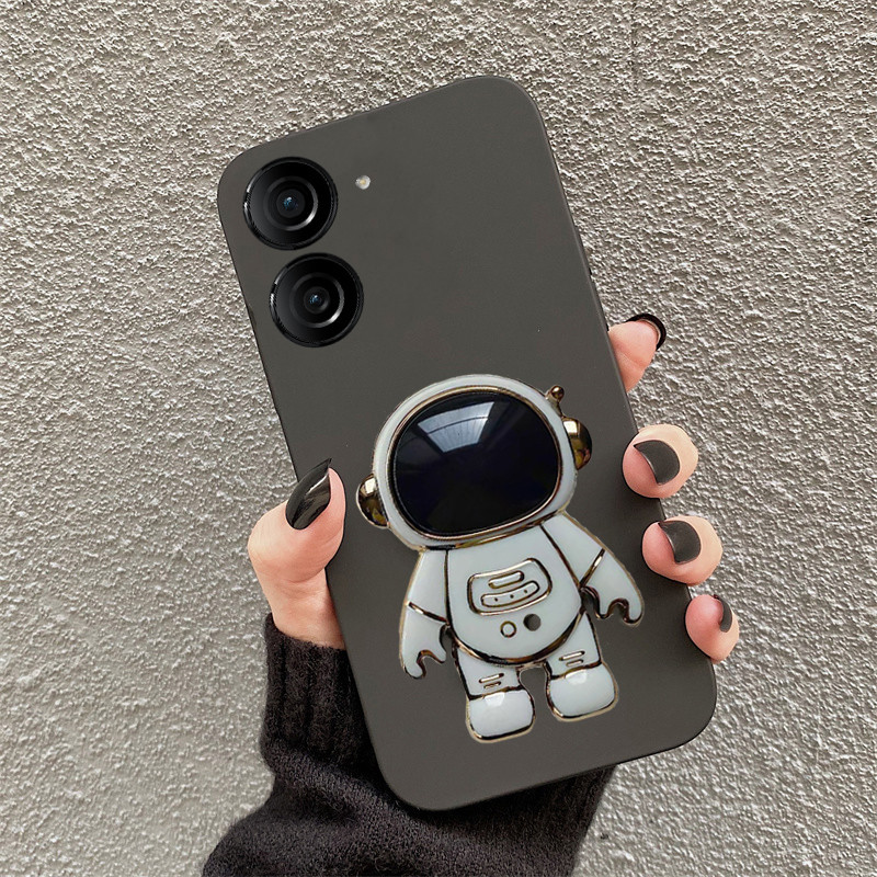 For Asus Zenfone 10 9 Case Astronaut Bracket Smooth Soft Silicone Anti Collision for Asus Zenfone 10