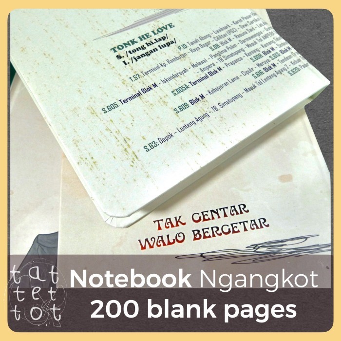 

NOTEBOOK A5 HARDCOVER 200 BLANK PAGES TEBAL BUKU A5 POLOS BAJAJ KOPAJA - KOPAJA