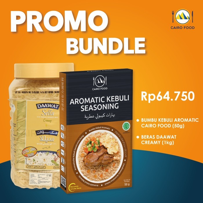 

[NEW PROMO] Bundle Bumbu Kebuli dan Beras Basmati