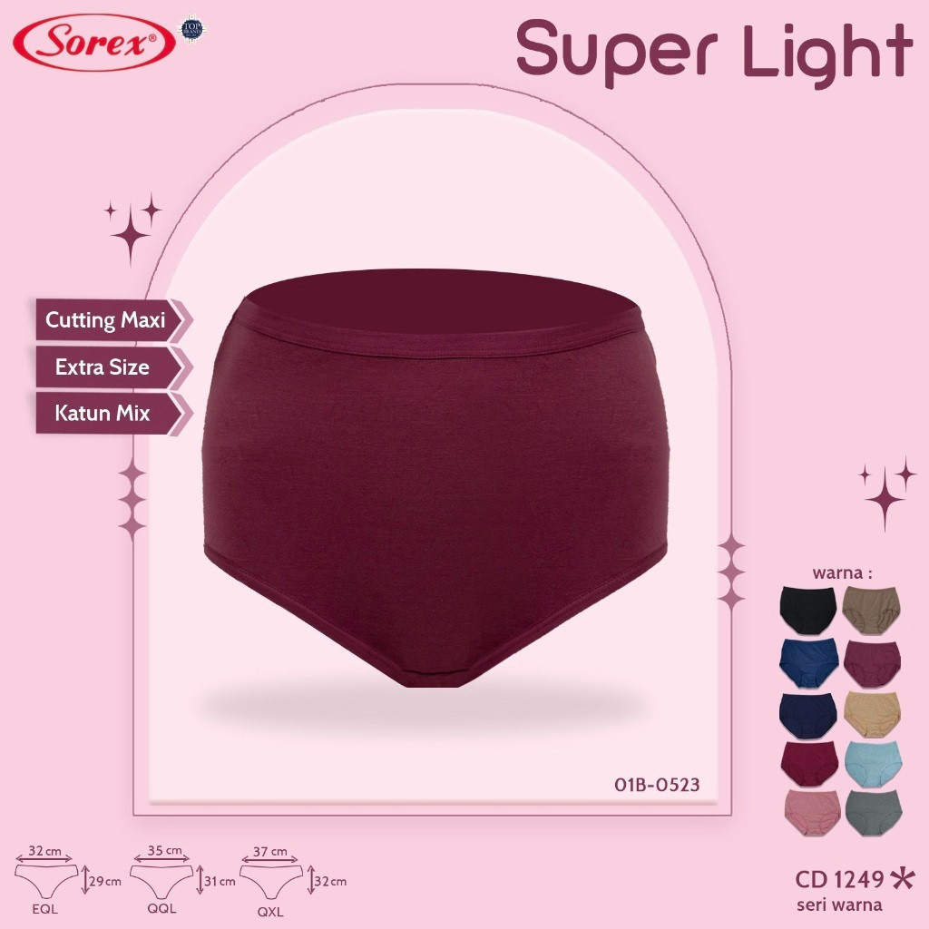 Celana Dalam Wanita Jumbo Sorex - celana dalam katun jumbo -  cd sorex jumbo - 1249 Big Size