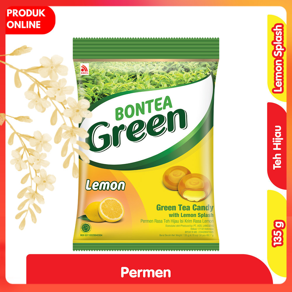 

Bontea Green Permen Rasa Green Tea Isi Lemon 135 g