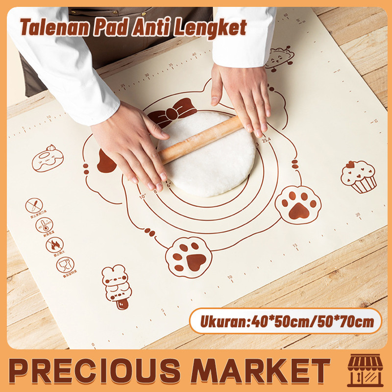 Alas Adonan Silikon/Alas Adonan Kue Silikon /Alas Silikon Adonan /Alas Meja Silikon Tebal Food Grade