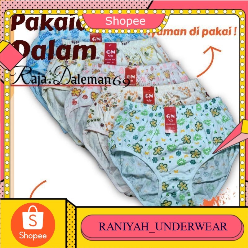 GOLDEN NICK SA 16 / CD GOLDEN NICK KARET BESAR / CELANA DALAM GOLDEN NICK MOTIF 6 PCS