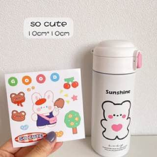 

Stiker Lembar Aesthetic Cute Bear We Bear/Sticker Tumblr Cute Waterproof Tahan Air Dekorasi Jurnal Diary Scarpbook