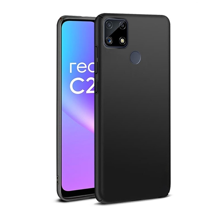 Case Realme C12 C25 C25S Premium Case Slim Matte Case Black Doff