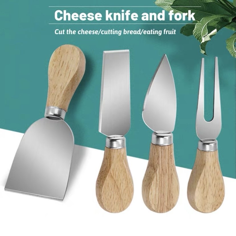[SDW] pekanbaru/Cheese Knife Set /  Pisau Keju Set isi 4 / perlengkapan dapur rumah toko bahan kue