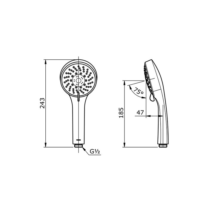 TOTO hand shower A9A076G