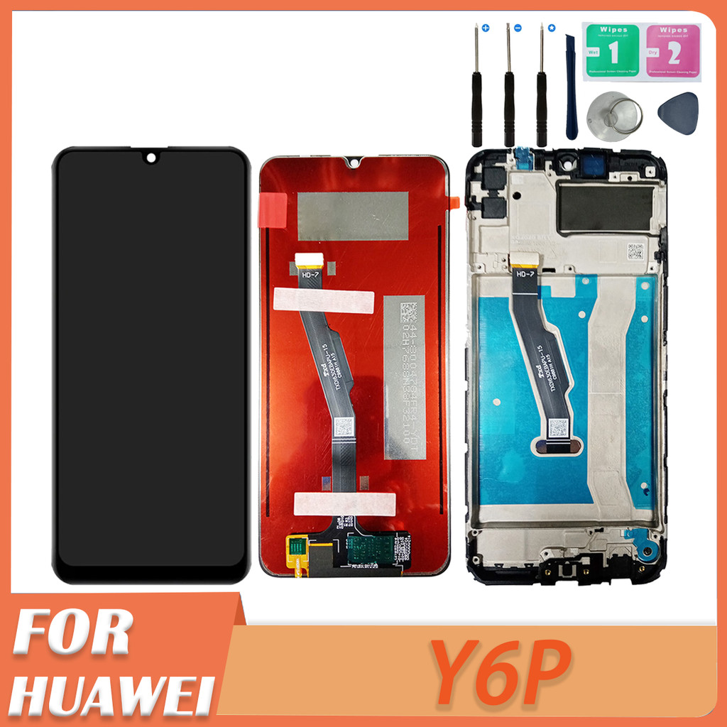 6.3" For Huawei Y6p 2020 LCD MED-LX9 Display Touch Screen Digitizer Assembly,For Huawei Y6p MED-LX9N