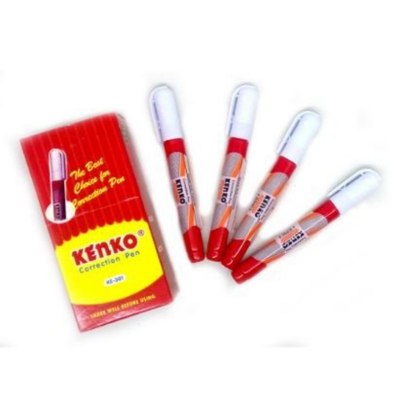 

Murah Tip-Ex Cair Kenko 12 Pcs (1 Pack) / Correction Fluid Kenko Ke-301 Original Per Pack [ Di Jual
