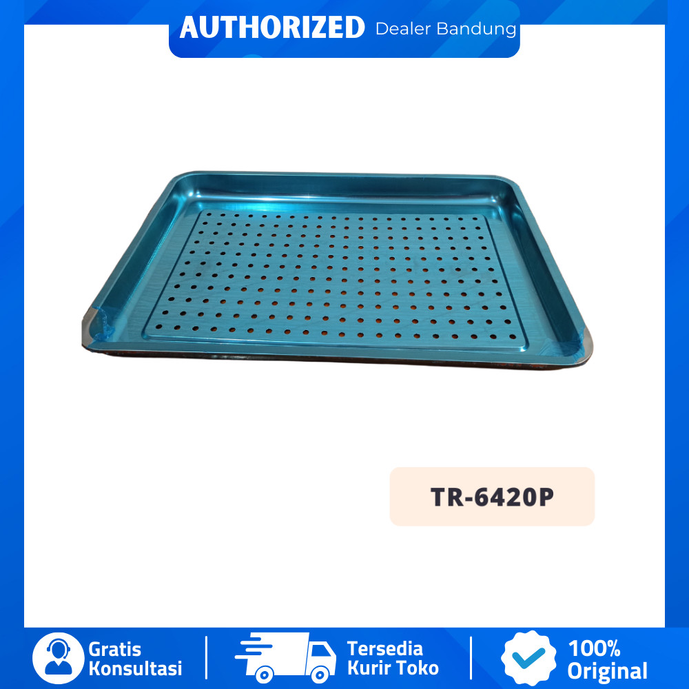 Loyang Kue Berlubang Stainless Steel Bakery Pan Perforated TR 6420P