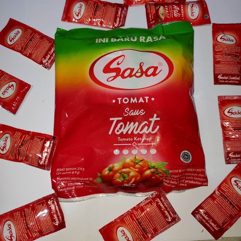 

Sasa saus Tomat 24 sachet 8 gram