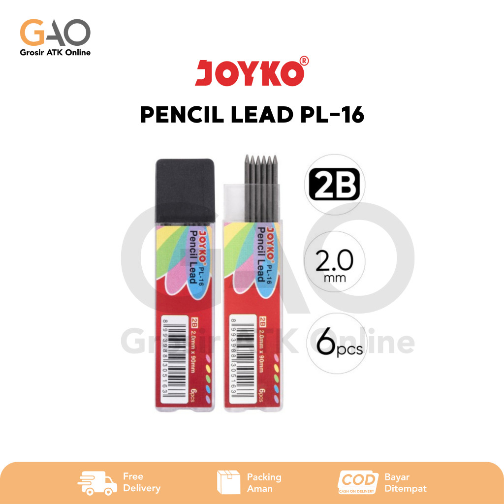 

Pencil Lead Joyko Refill Pensil Mekanik Joyko 2B PL-16
