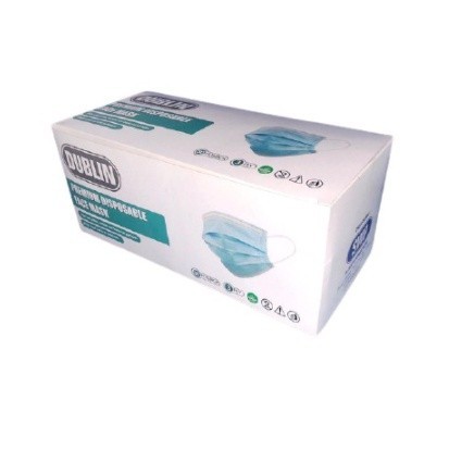 DREAMLAND MASKER MEDIS DUBLIN EARLOOP 3 PLY ISI 50  PREMIUM EARLOOP SURGICAL MASK