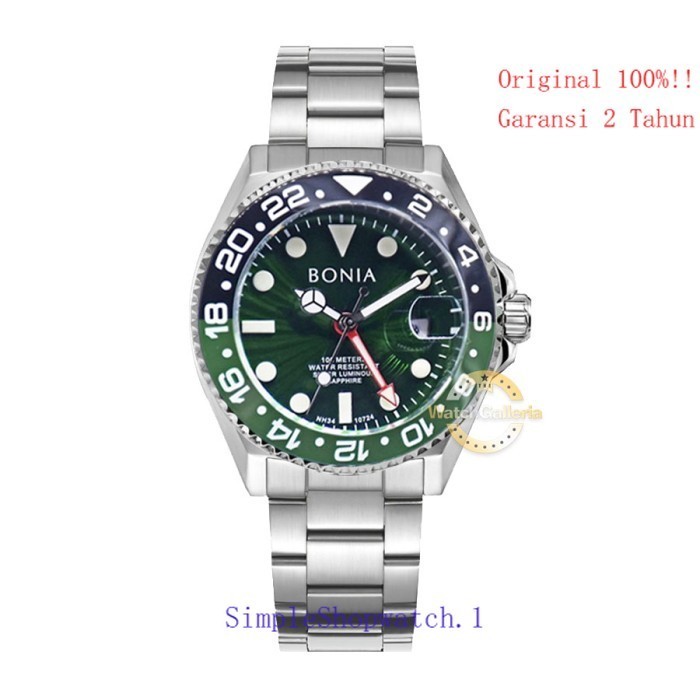 Original 100% Jam Tangan Pria Bonia bp10724-1396LE Box Set Limited Edition Garansi Resmi 2 Tahun
