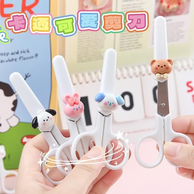 

Phytago Stationery I GUNTING KERTAS KARAKTER LUCU DENGAN PENUTUP SAFETY SCISSORS GUNTING ANAK