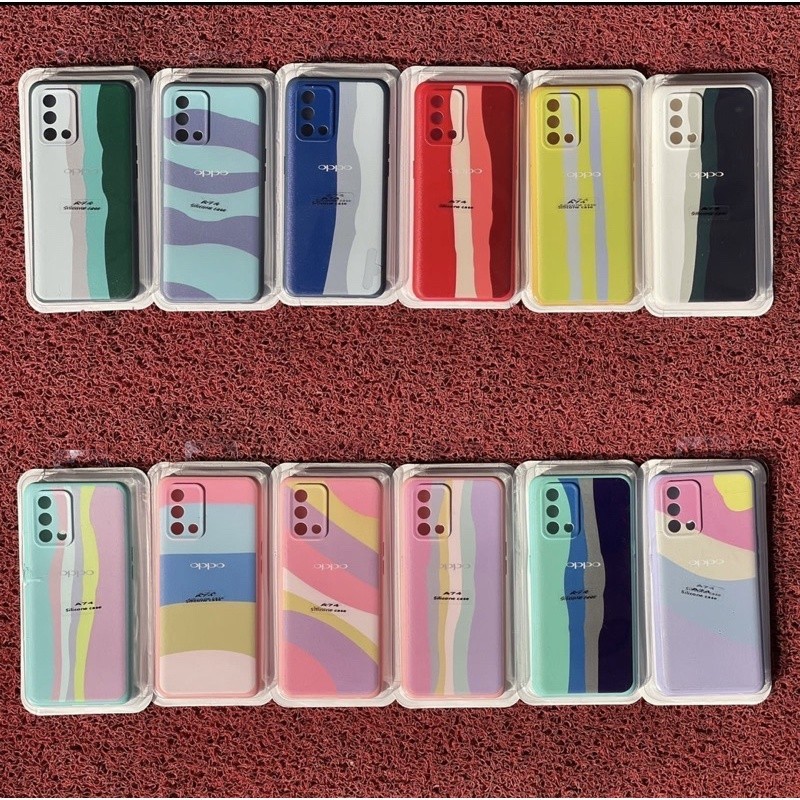 CASE MACARON RAINBOW XIAOMI REDMI 8A / 9 / 9A / 9C / 9T / 10 / 10A / 10 5G / 10C / REDMI NOTE 8 / NO