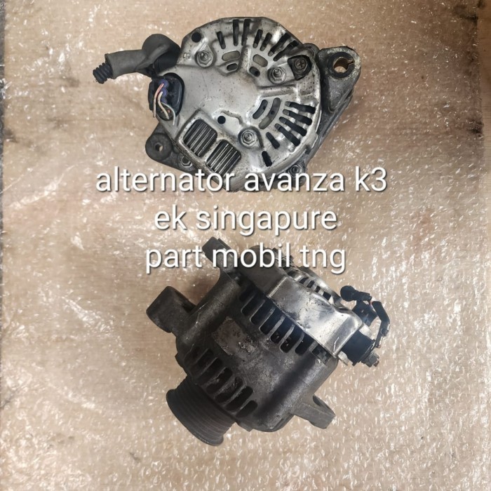 Alternator / Alternator Dinamo Ampere / Amper  Toyota K3 AVANZA EK SINGAPUR Untuk Rubahan