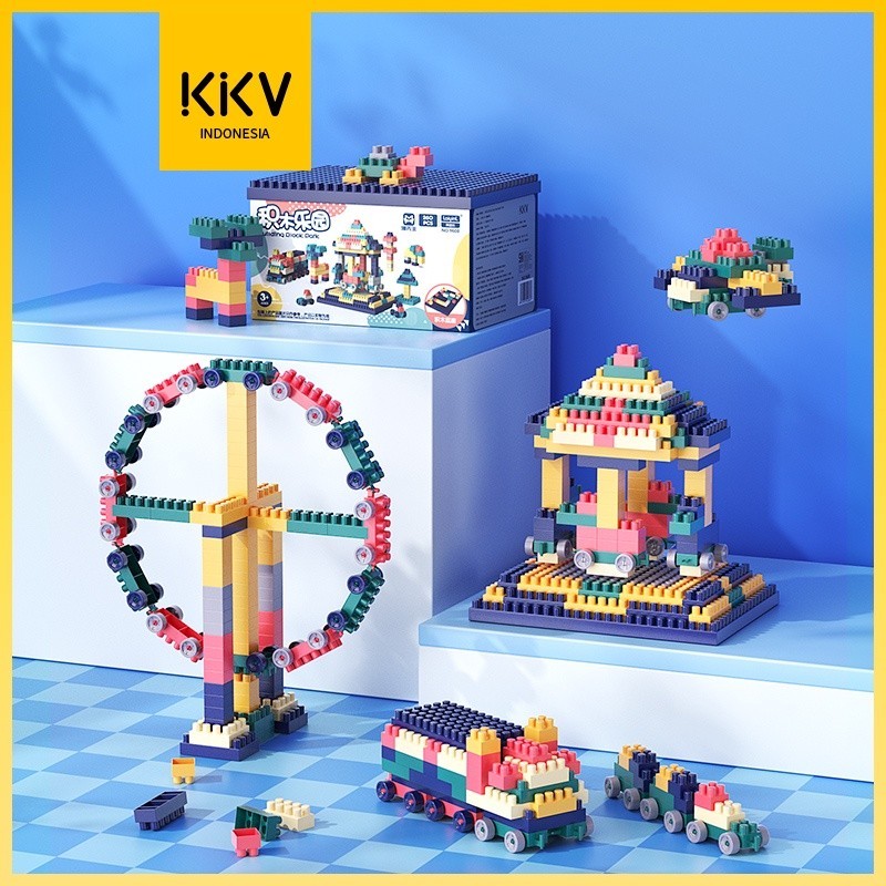 Mr. man · 260pcs puzzle building blocks/Gift/ partikel berukuran besar/DIY/SNI/360pcs puzzle buildin