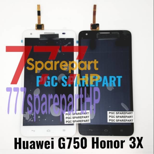 Original OEM LCD Touchscreen Fullset Huawei G750 Honor 3X - 777sparepartHP