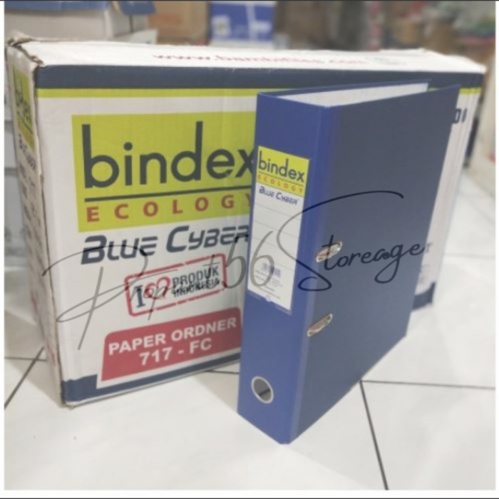 

odner bindex F4 7cm per dus(12bh) HTM & biru - Hitam