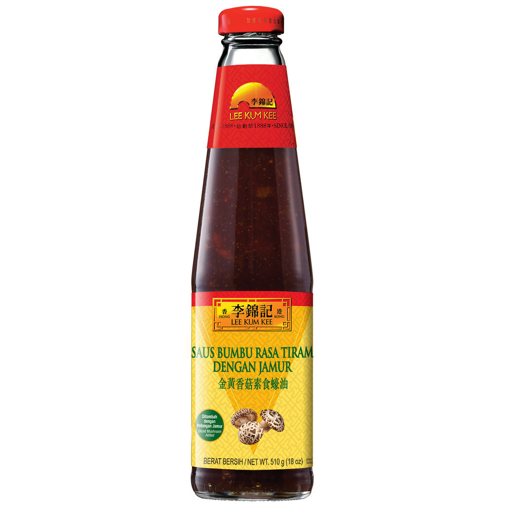 

Oyster Sauce Saus Tiram Golden Vegetarian Dengan Jamur / Mushroom 510g