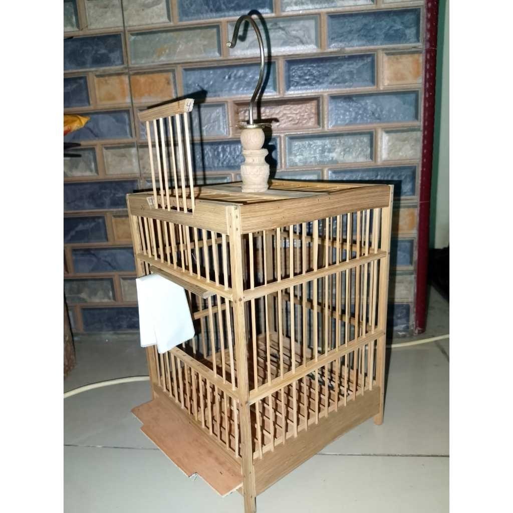 READY SANGKAR KOTAK BAMBU UNTUK KANDANG BURUNG KECIL SEPRTI PLECI SOGON PRENJAK GLATIK KONIN KOLIBRI