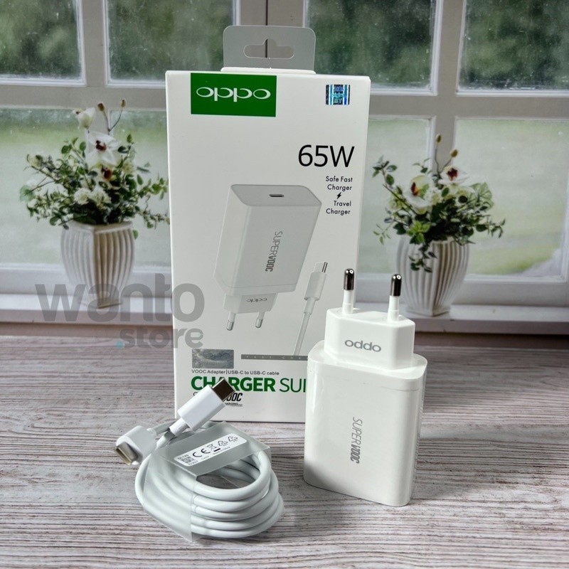 [NEW] Charger Oppo 65W Supervooc Type C to Type C A53 A54 A5 A9 Reno 2 Reno 3 Reno 4 Reno 5 Fast Cha