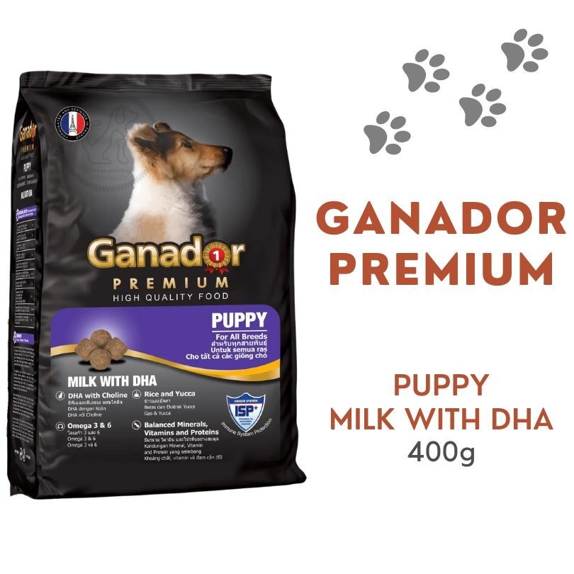 Dog Food GANADOR Premium Puppy Milk with DHA 400g