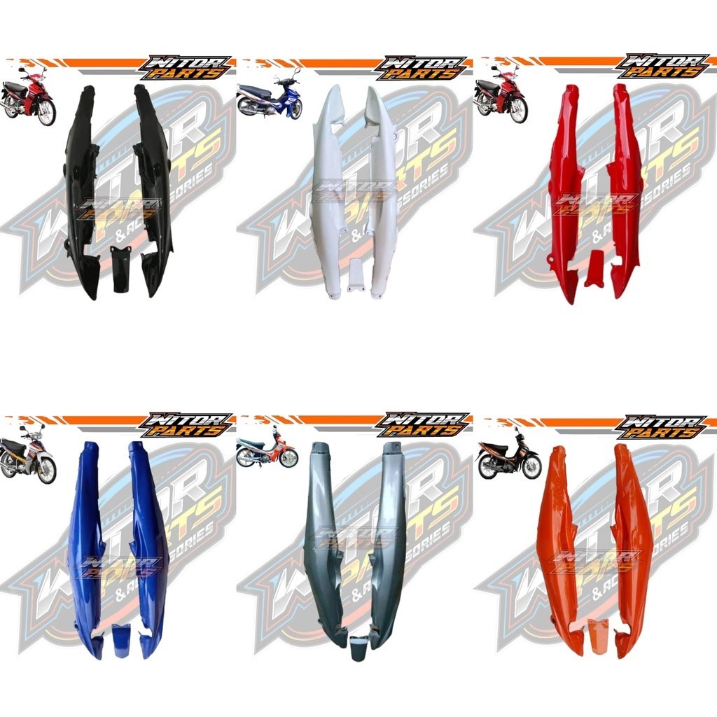 Cover Body Belakang Yamaha Jupiter Z Old Lama Warna Hitam Putih Merah Oren Biru Silver / Cover Bodi 