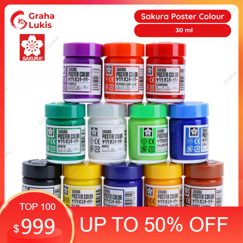 

CAT POSTER SAKURA 30ML - SAKURA POSTER COLOURS 30ML terlaris