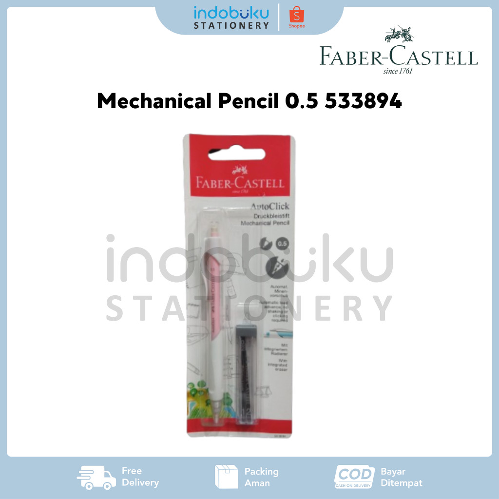 

Mechanical Pencil AutoClick Faber-Castell 0.5 533894