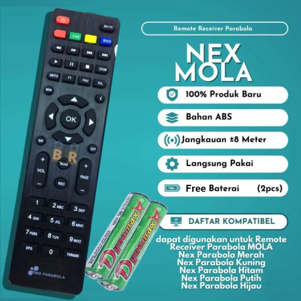 Remot Remote Receiver Nex Parabola Mola Kuning Nex Parabola Merah Hijau Nex Garuda Mola