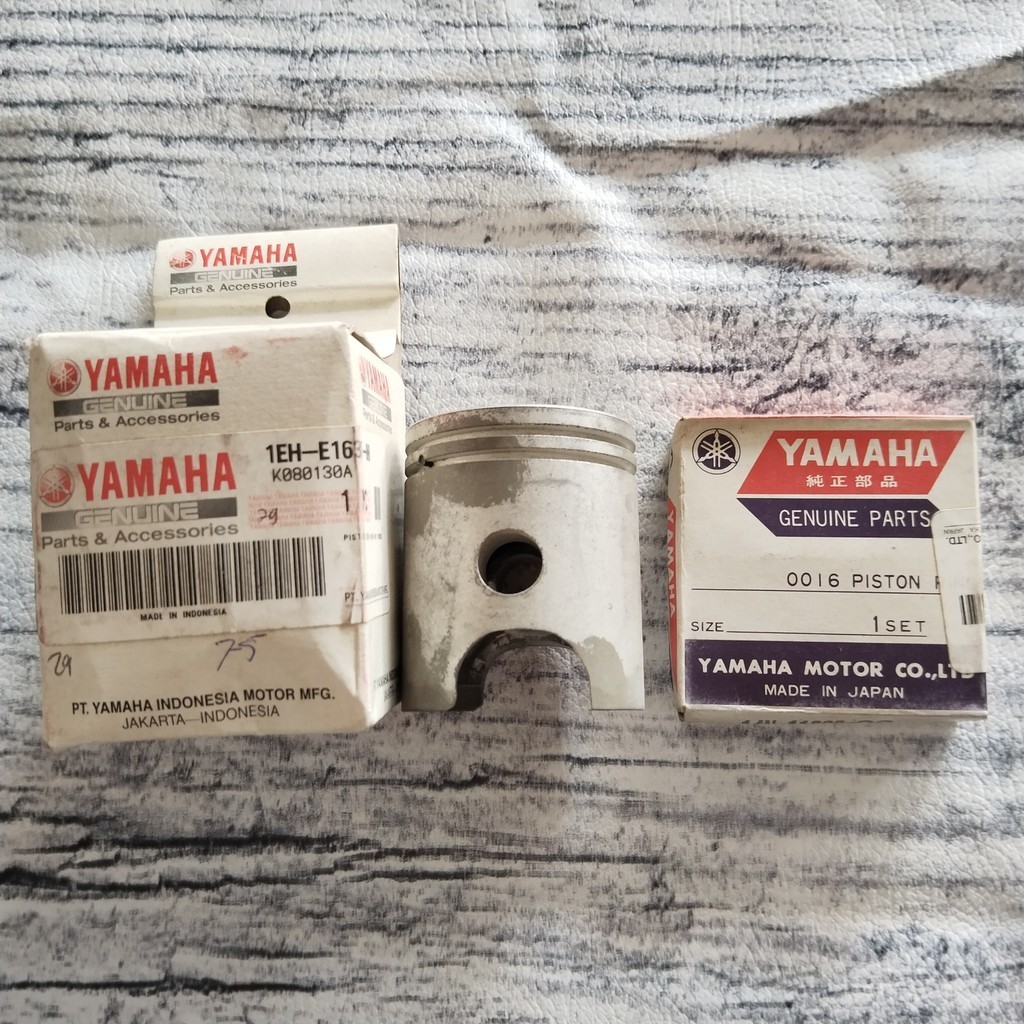 Piston Dan Ring Piston V75, V80 OS 75 Asli Yamaha